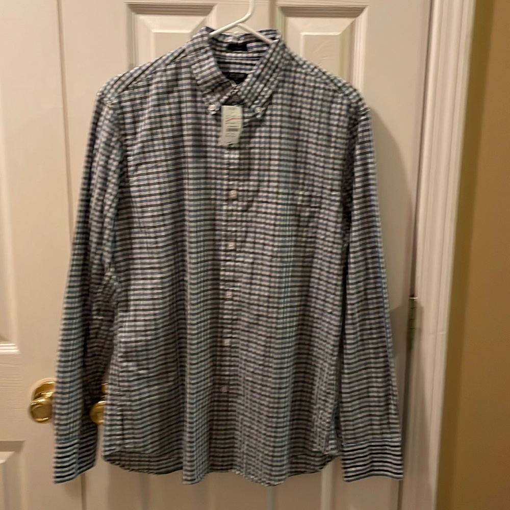 J. Crew Slim Fit Flex Washed Shirt